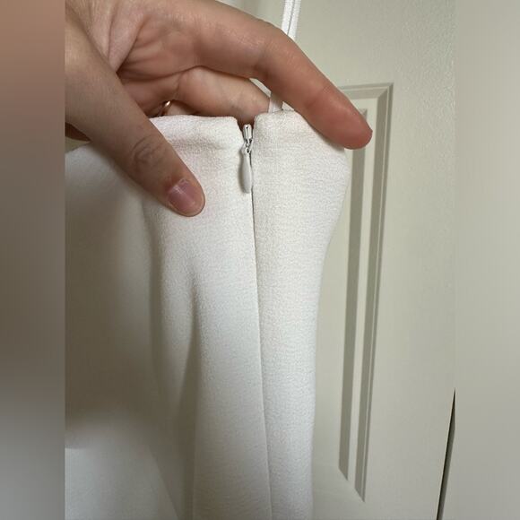 Dress the Population White Crepe Tiffany Dress NWT Size Large - Picture 9 of 13